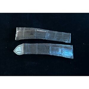 Bedat‎ & Co. 20mm Black Alligator Leather Watch Strap Band Medium